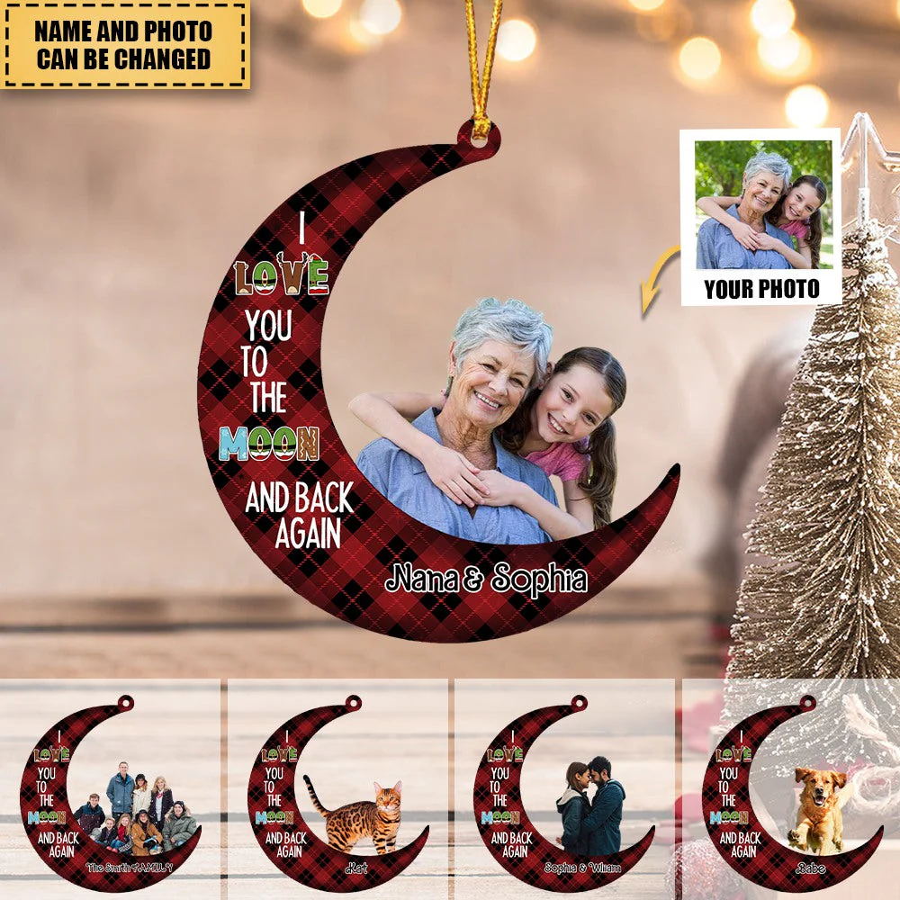 Christmas Personalized Acrylic Ornament  Gift For Family - Image 2
