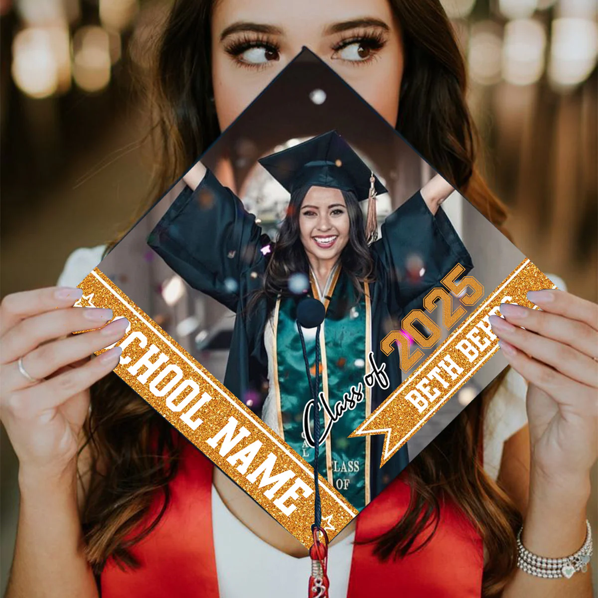 Class Of 2025 - Personalized Cap Topper, Graduation Gift, Grad Cap 2025 - Image 11
