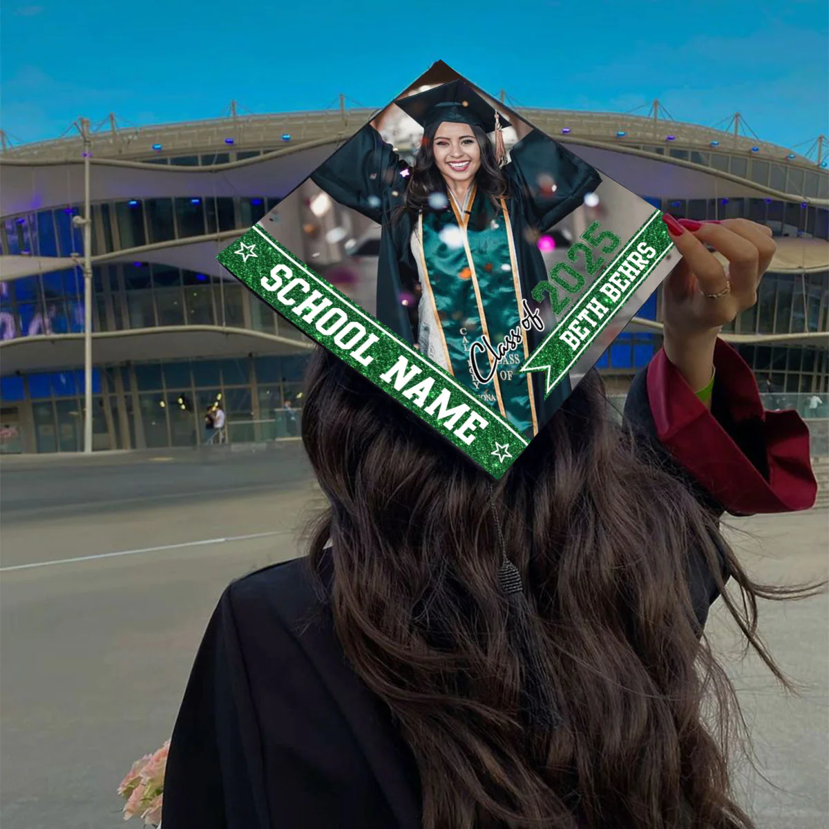 Class Of 2025 - Personalized Cap Topper, Graduation Gift, Grad Cap 2025 - Image 4