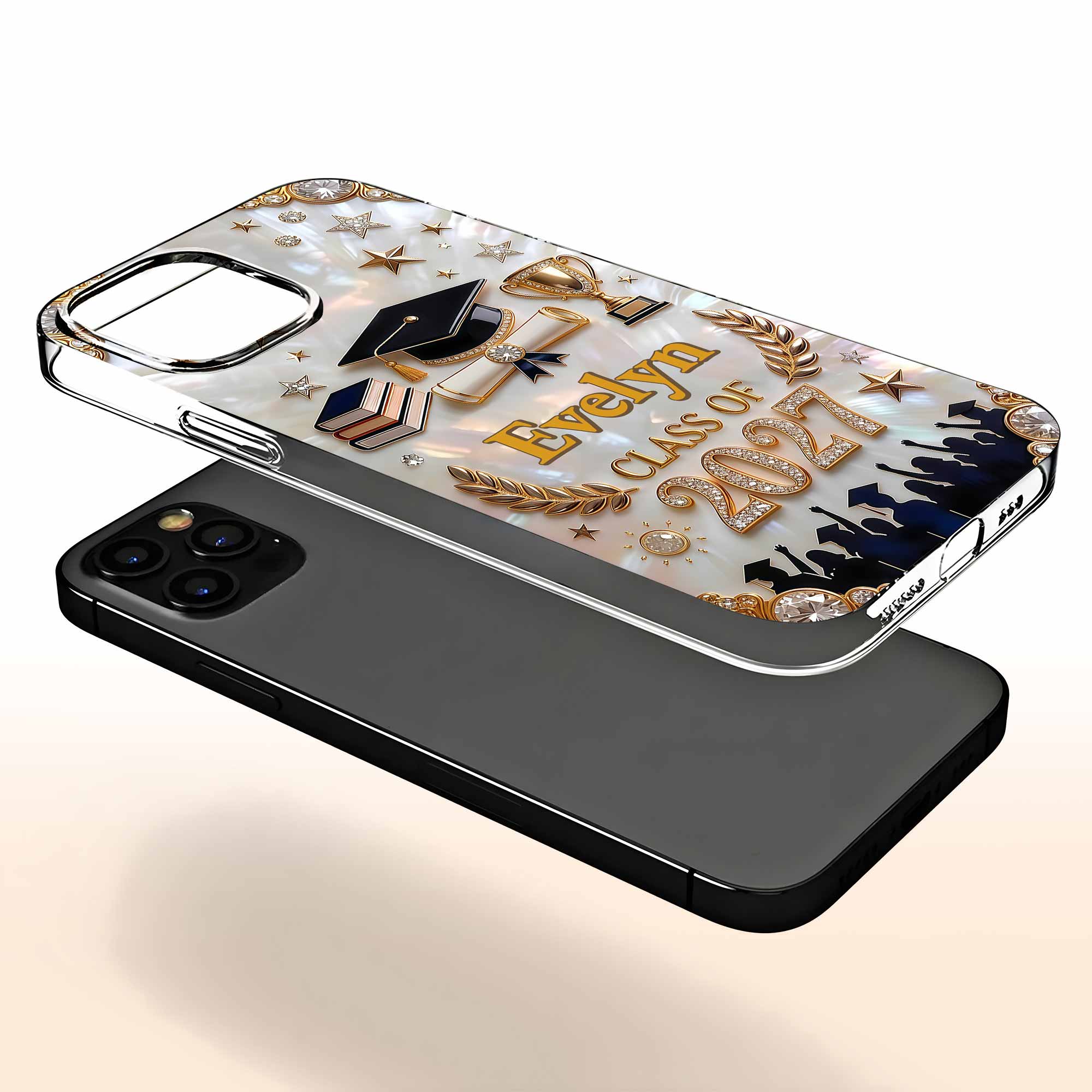 Class Of 2026,2027, Personalized Clear Phone Case, Gift For Graduates - Image 6