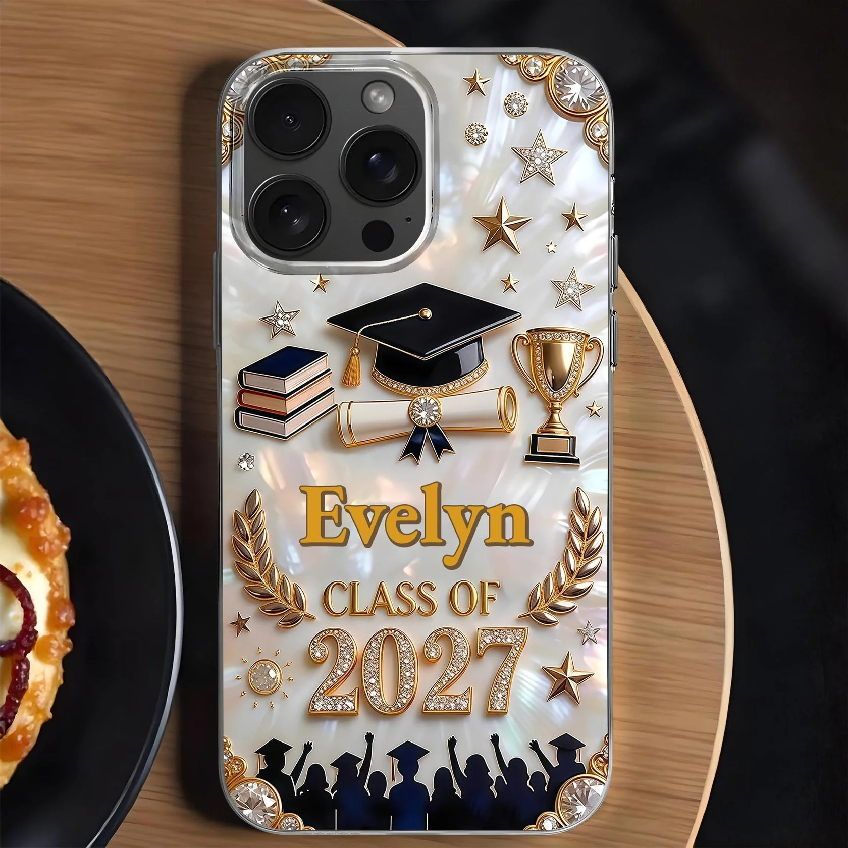 Class Of 2026,2027, Personalized Clear Phone Case, Gift For Graduates - Image 7