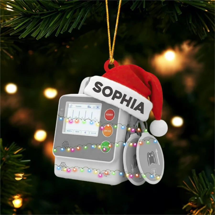 Collection of Hospital Medical Equipment - Personalized Acrylic Ornament - Image 2