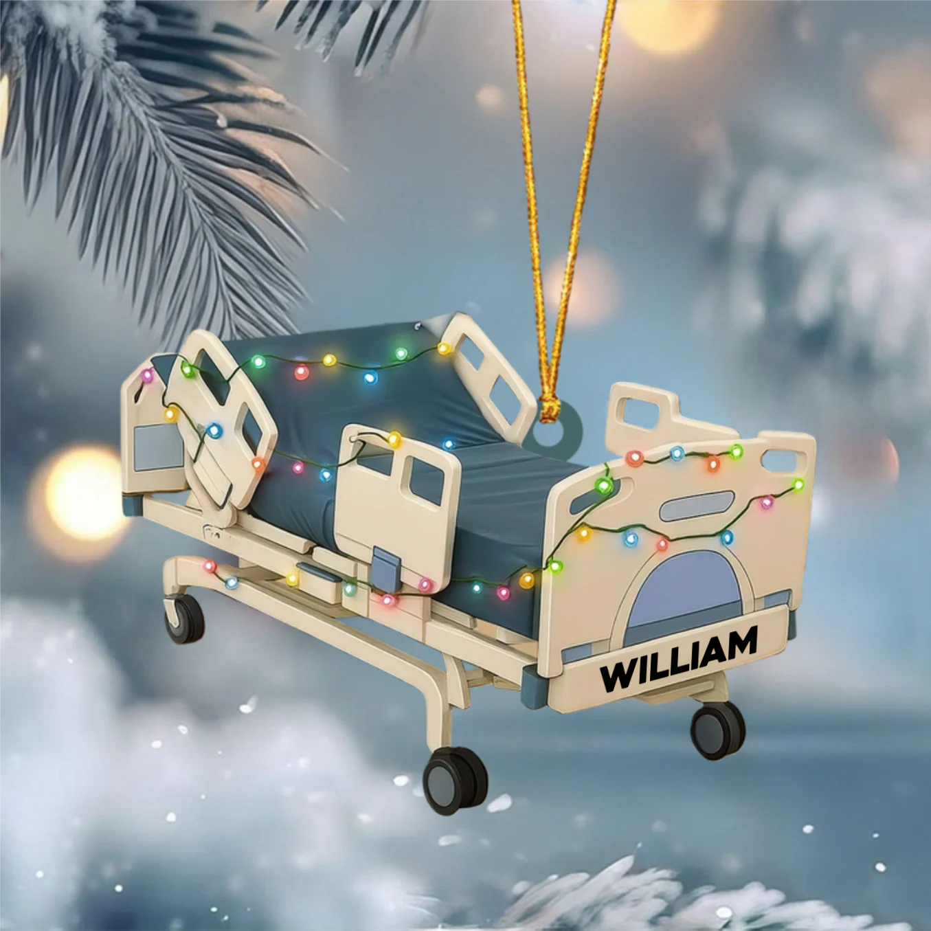Collection of Hospital Medical Equipment - Personalized Acrylic Ornament - Image 3