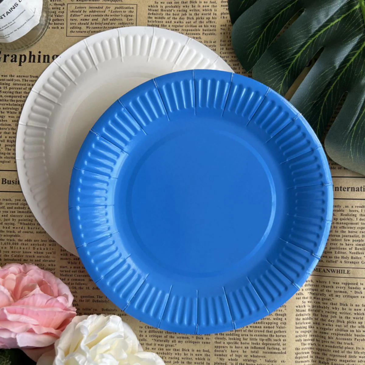 Colorful Disposable Party Plates-Party Decoration - Image 2