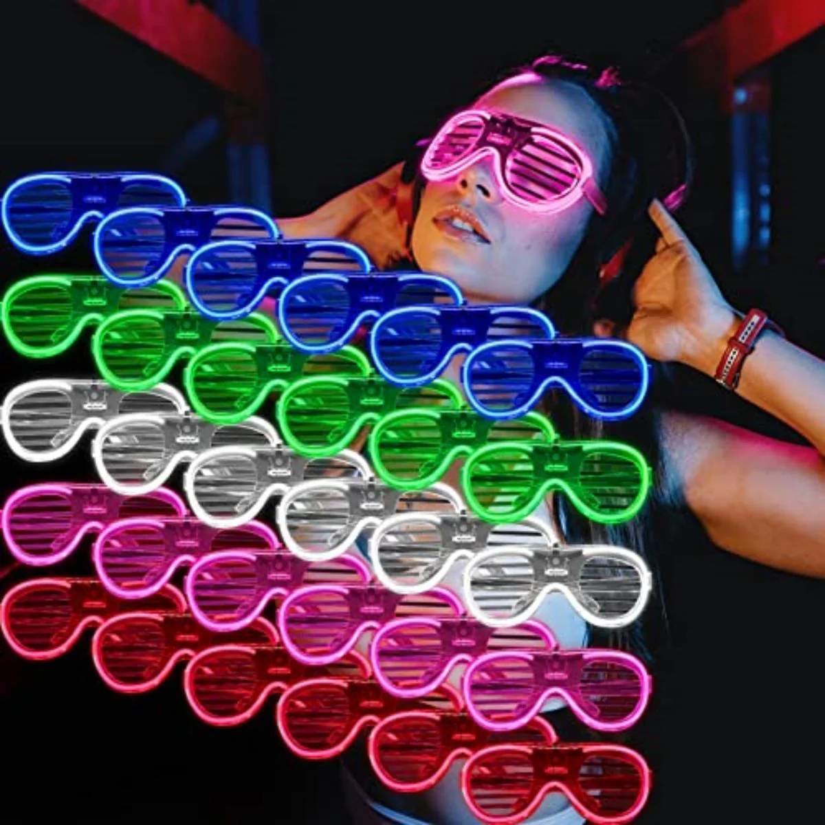 Colorful LED Glasses Party Decoration - Image 6