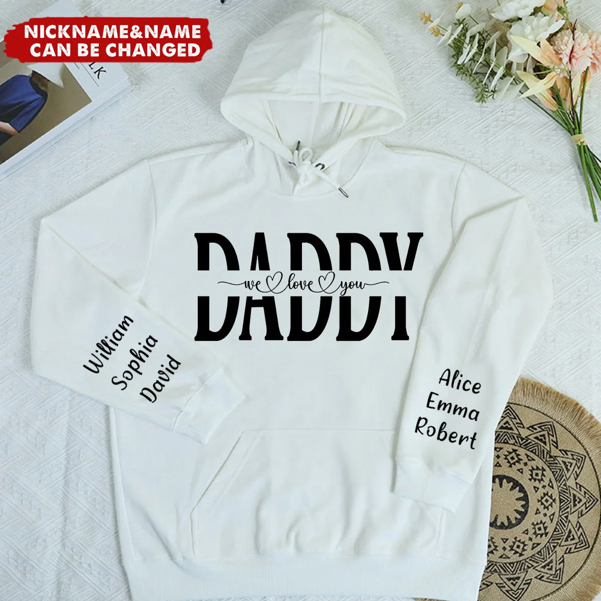 Cool dad - Personalized Hoodie for Dad and Papa - Image 3