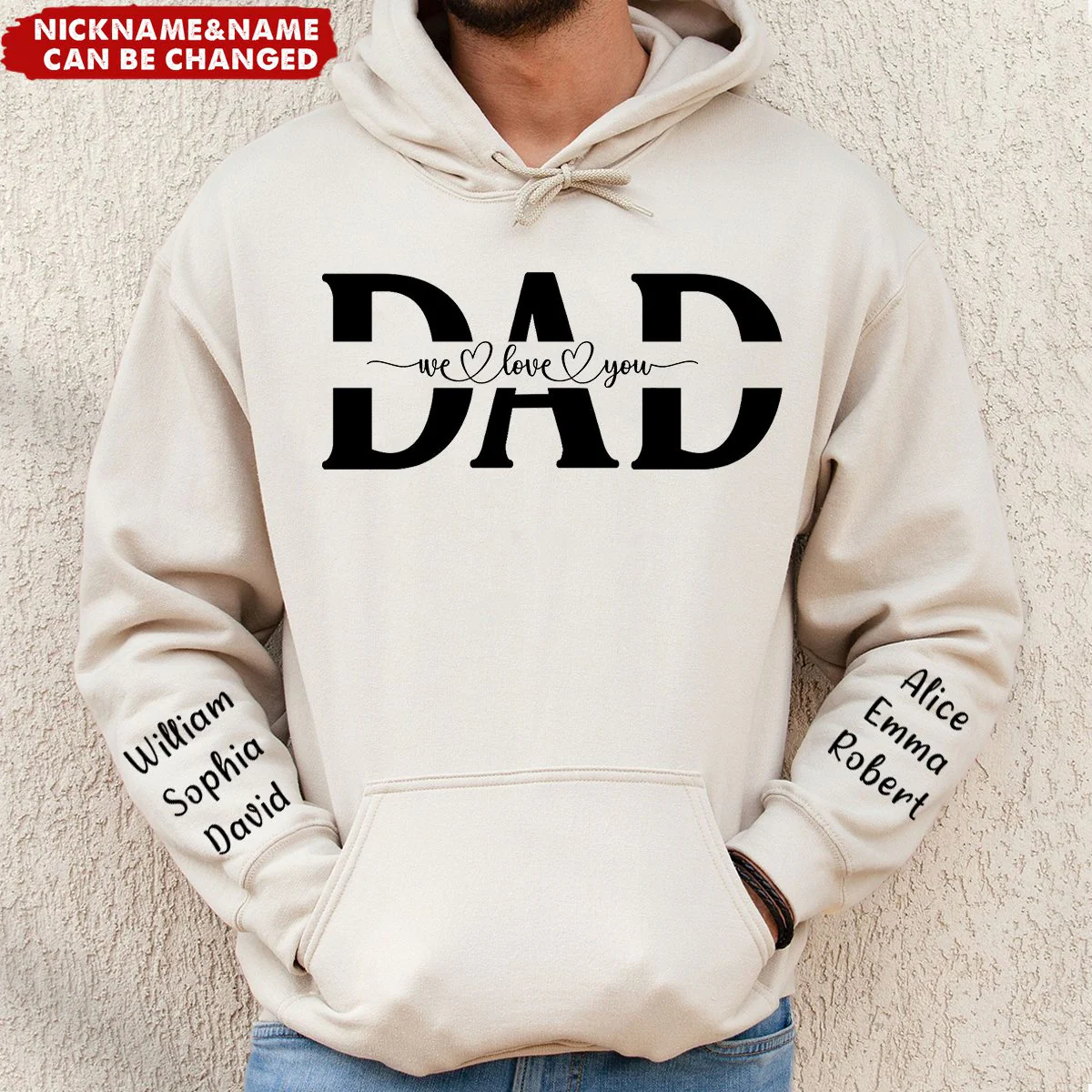 Cool dad - Personalized Hoodie for Dad and Papa - Image 4