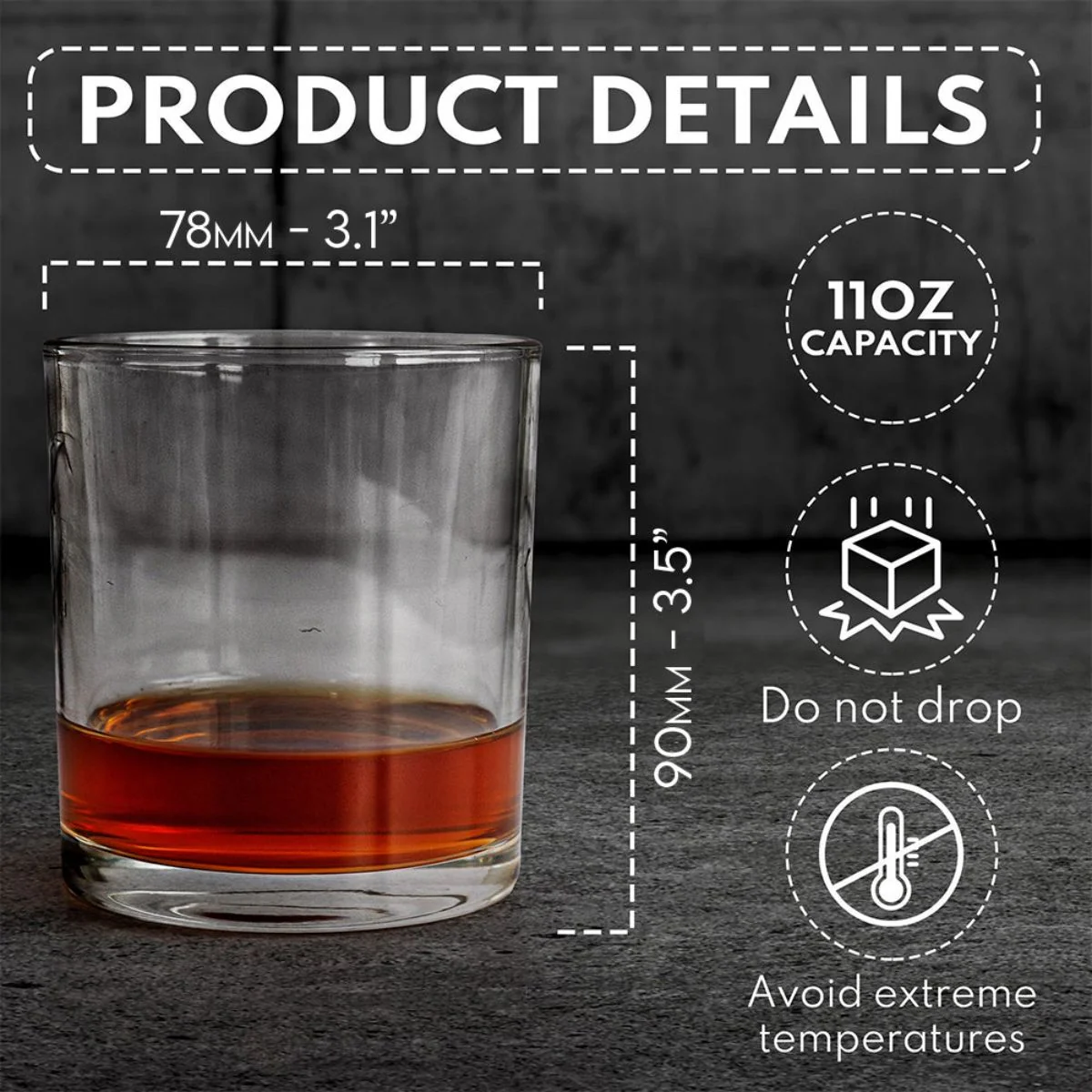 Cool Skull - Personalized Skull Whiskey Glass - Image 5