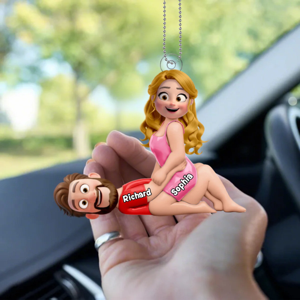 Couple Love You Everyday Personalized Acrylic Ornament - Gifts For Couple - Image 6