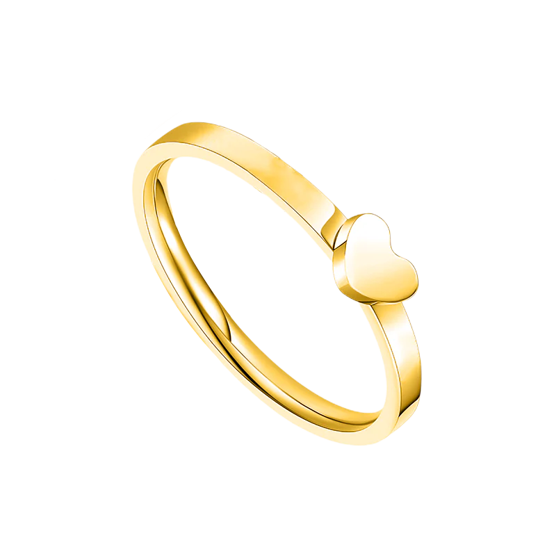 Couple Ring - Personalized Name Matching Heart Promise Rings - Image 16