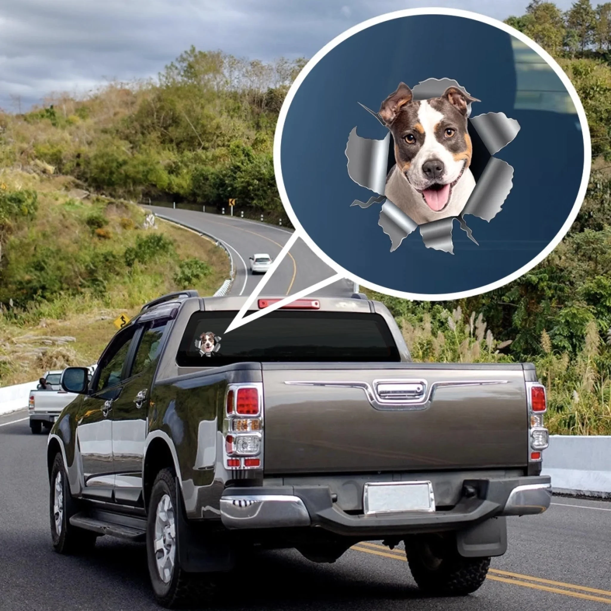 Cracking You Up, One Paw At A Time - Personalized Custom Photo Decal Gifts For Dog Cat Lovers, Dog Dad Mom - Image 5