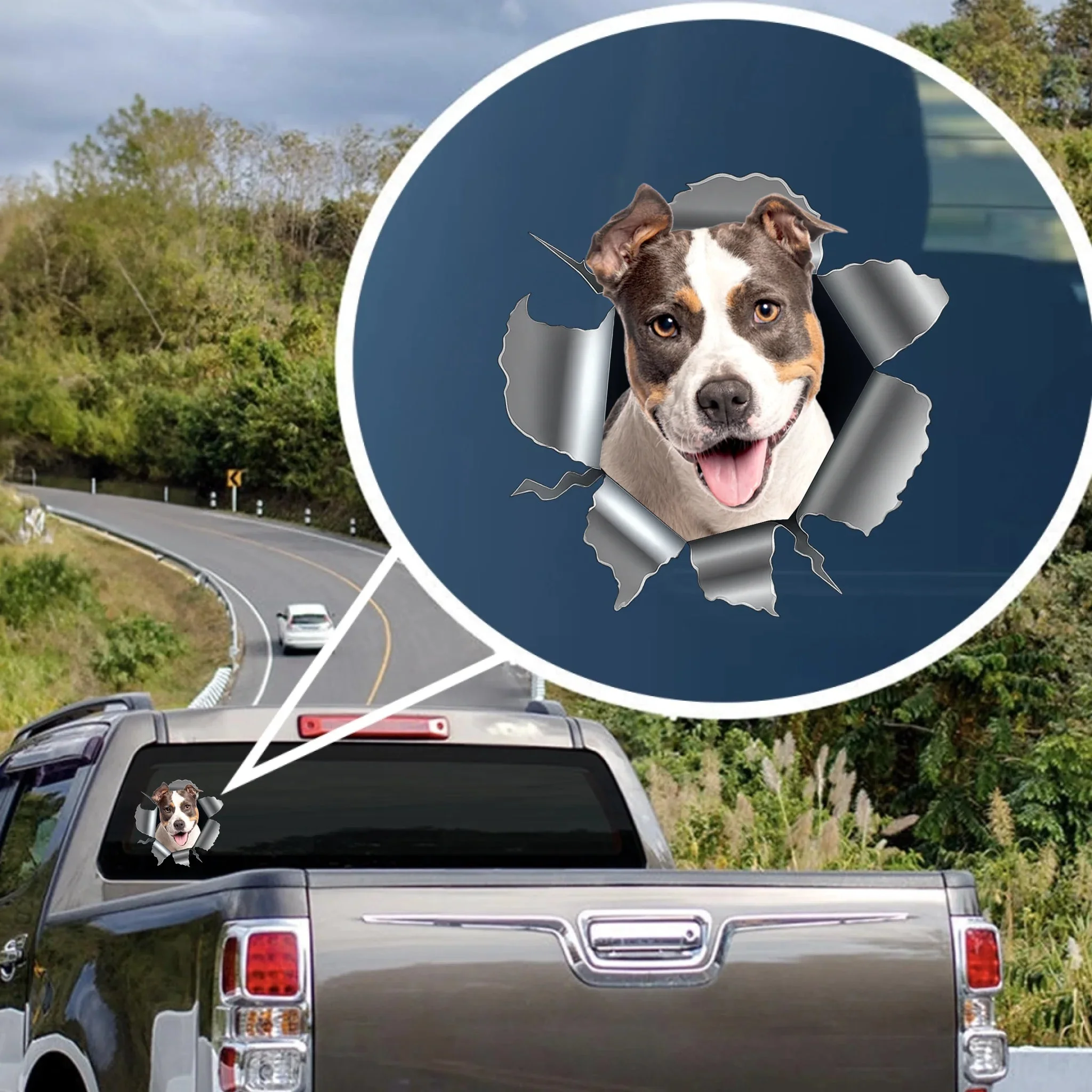 Cracking You Up, One Paw At A Time - Personalized Custom Photo Decal Gifts For Dog Cat Lovers, Dog Dad Mom - Image 6