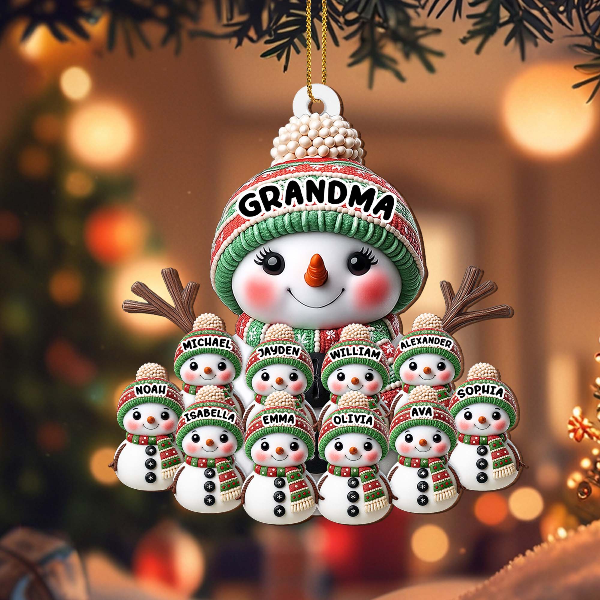 Create A Warm Holiday Decoration With Snowman, Custom Wood Ornament - Image 2