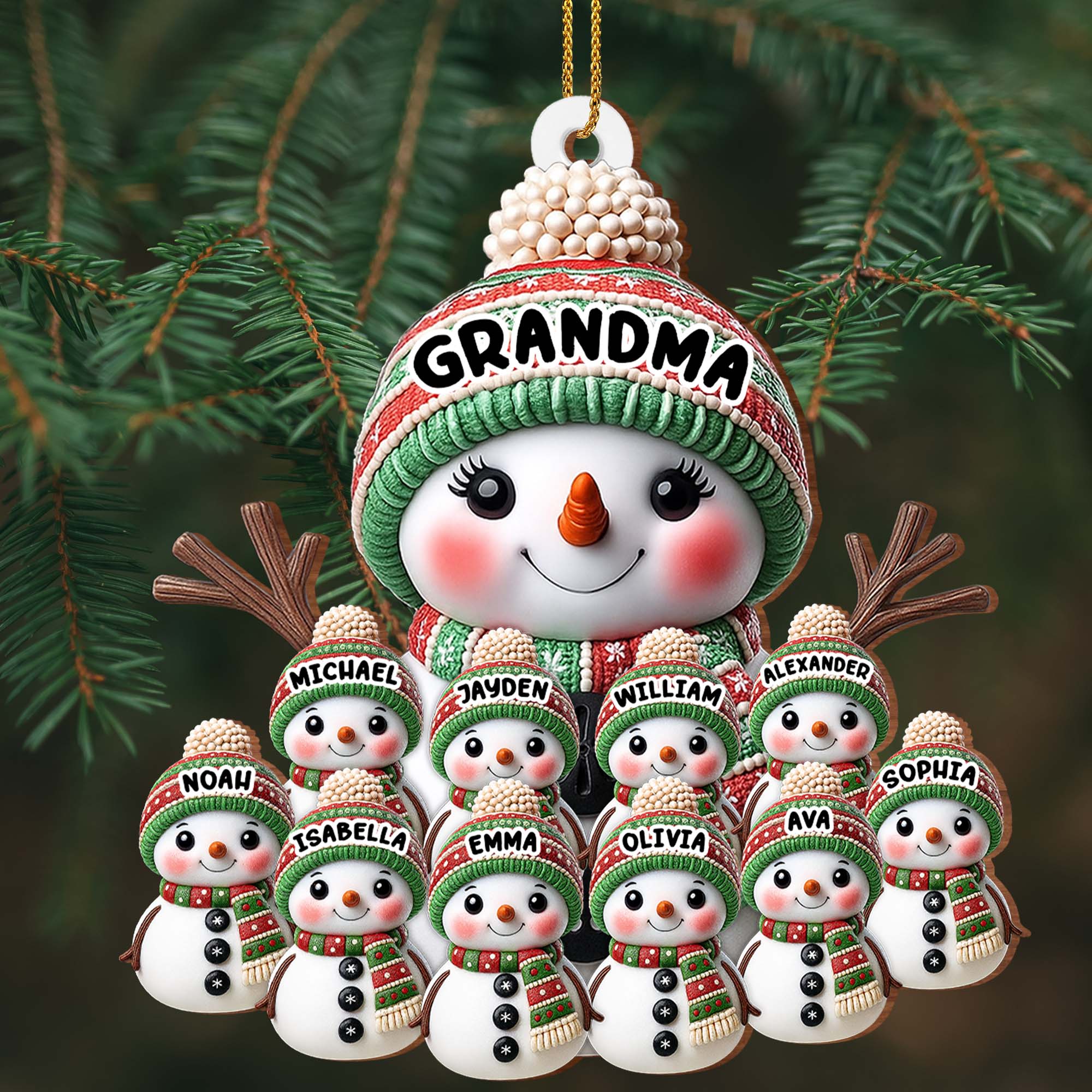 Create A Warm Holiday Decoration With Snowman, Custom Wood Ornament - Image 3