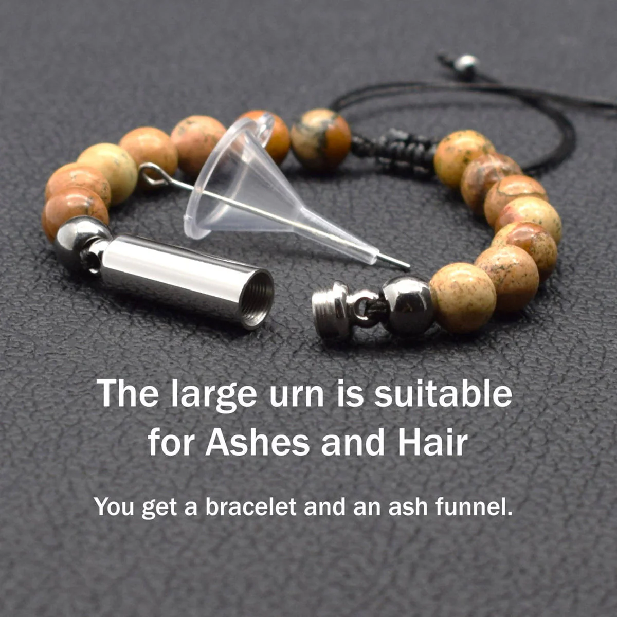 Cremation Jewelry Urn Bracelet Rainbow Bridge Dog Pet Personalized Memorial Bracelet Pet Loss Gifts Pets Ashes Jewelry Cat Dog Hair Keepsake - Image 5