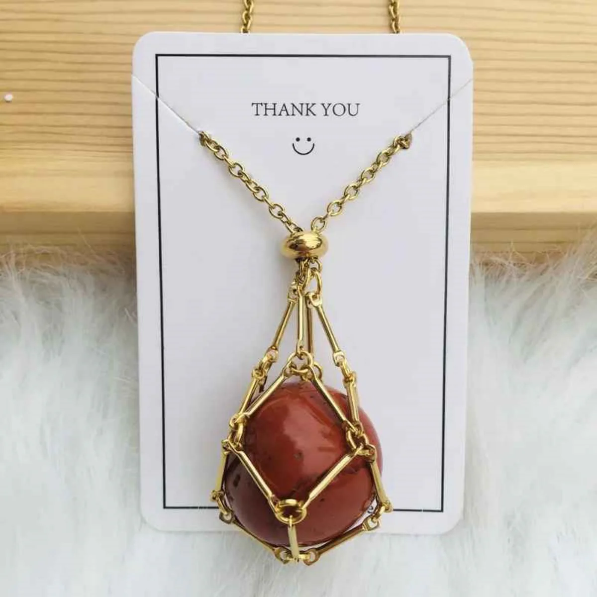Crystal Gemstone Holder Necklace - Image 10