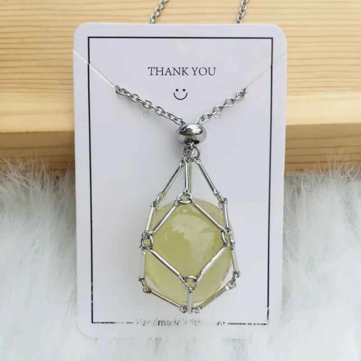 Crystal Gemstone Holder Necklace - Image 16