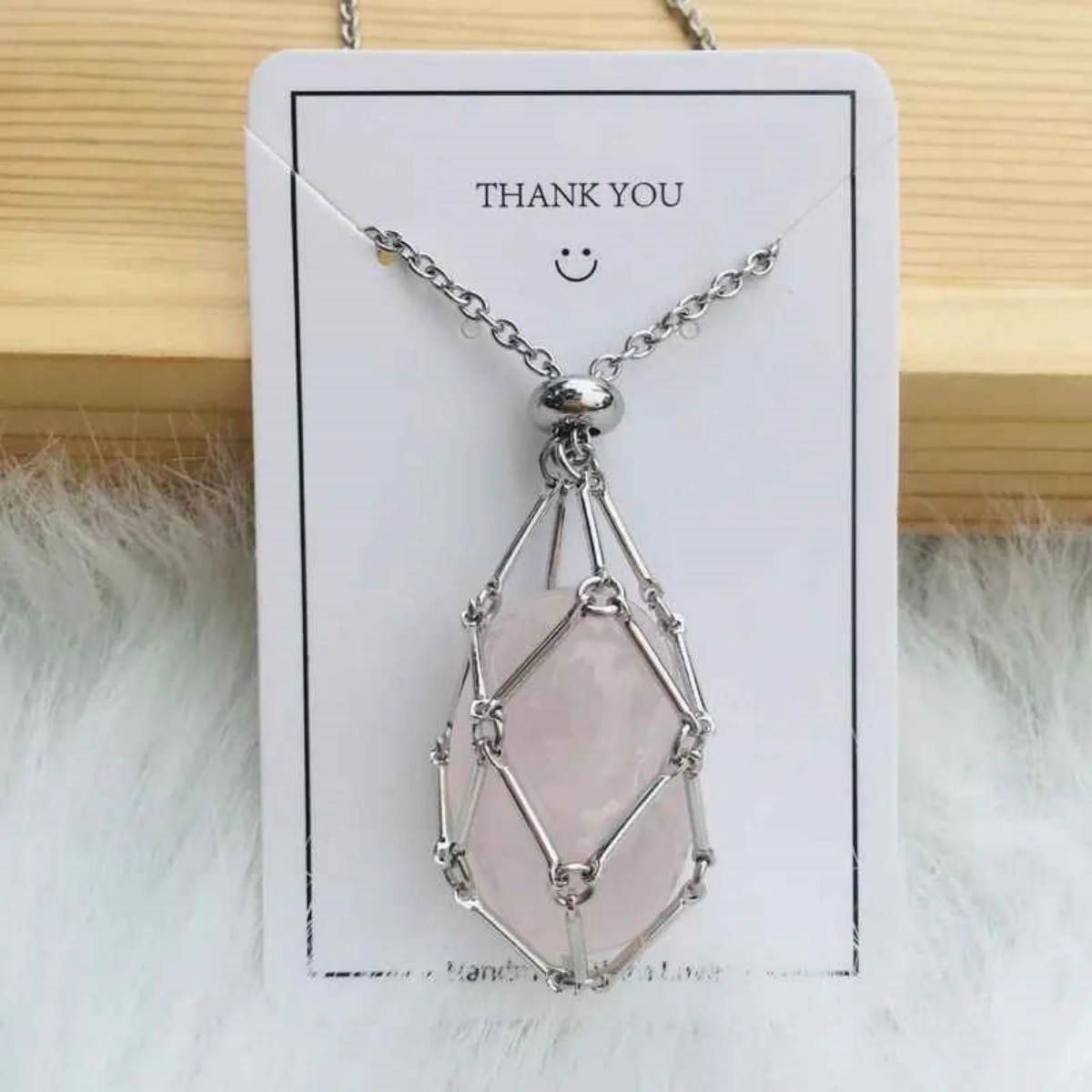 Crystal Gemstone Holder Necklace - Image 20