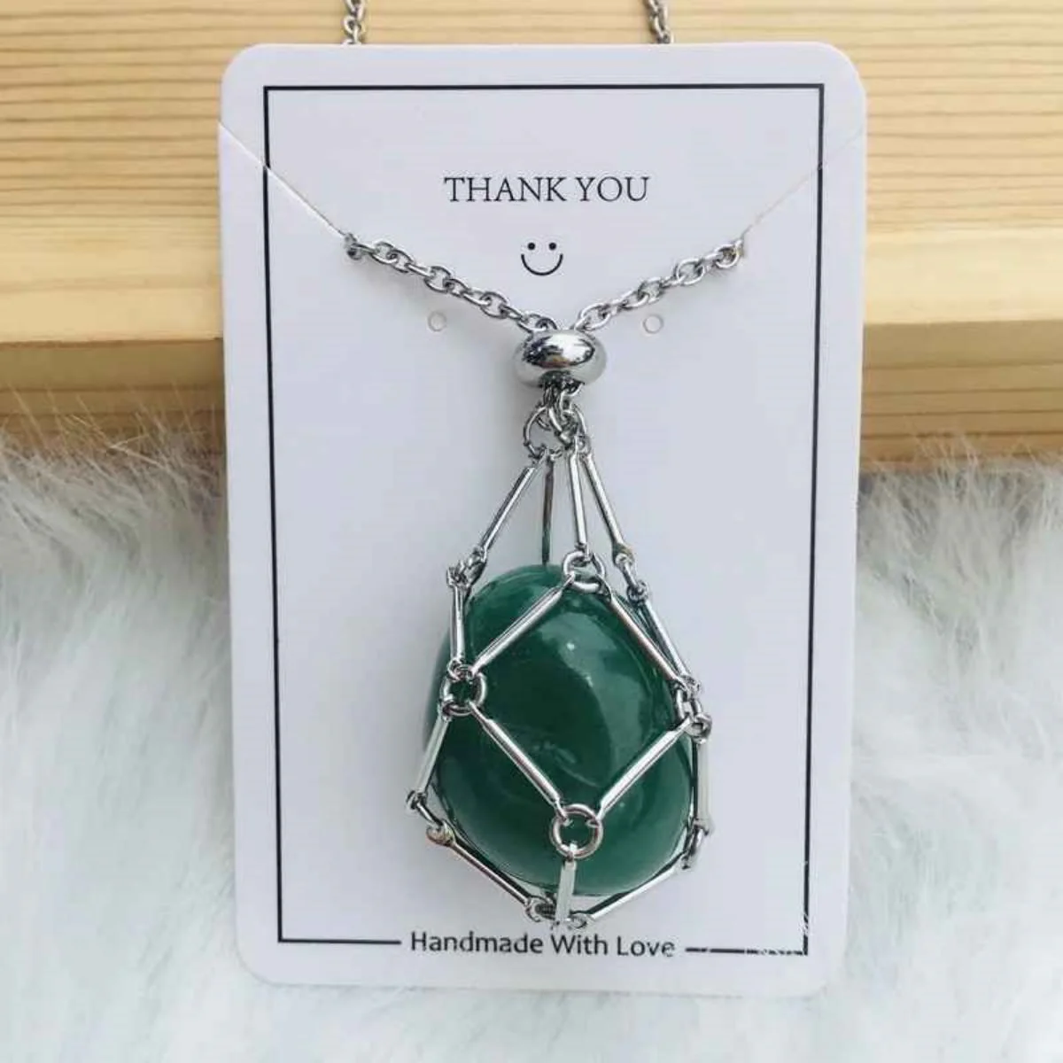Crystal Gemstone Holder Necklace - Image 21