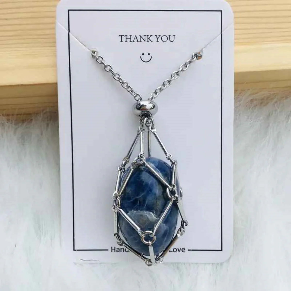 Crystal Gemstone Holder Necklace - Image 24