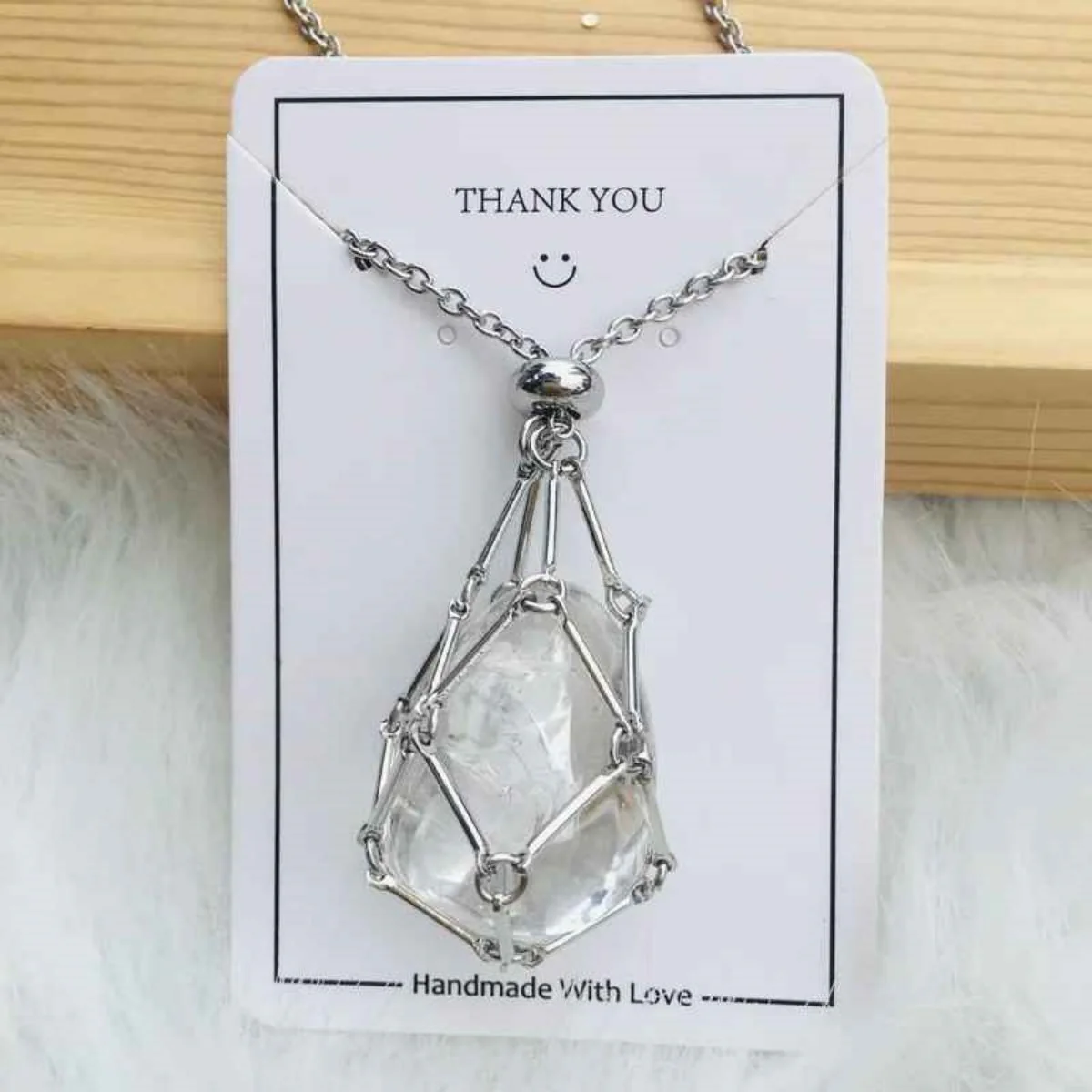 Crystal Gemstone Holder Necklace - Image 27