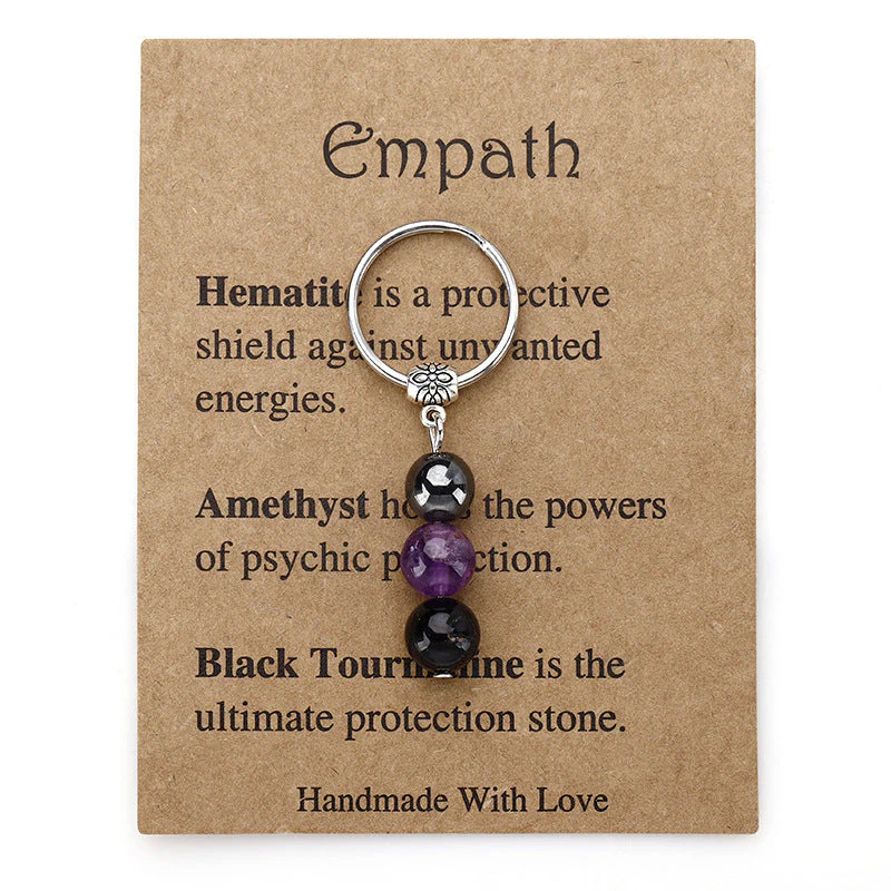 Crystal keychain,Healing crystals,Sad, A new beginning,Love yourself, Good luck with that,Success,Crystal gift - Image 10