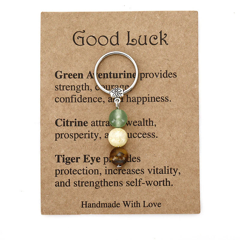 Crystal keychain,Healing crystals,Sad, A new beginning,Love yourself, Good luck with that,Success,Crystal gift - Image 11