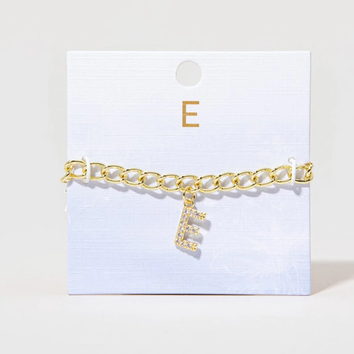 Curb link Initial Anklet - Image 9