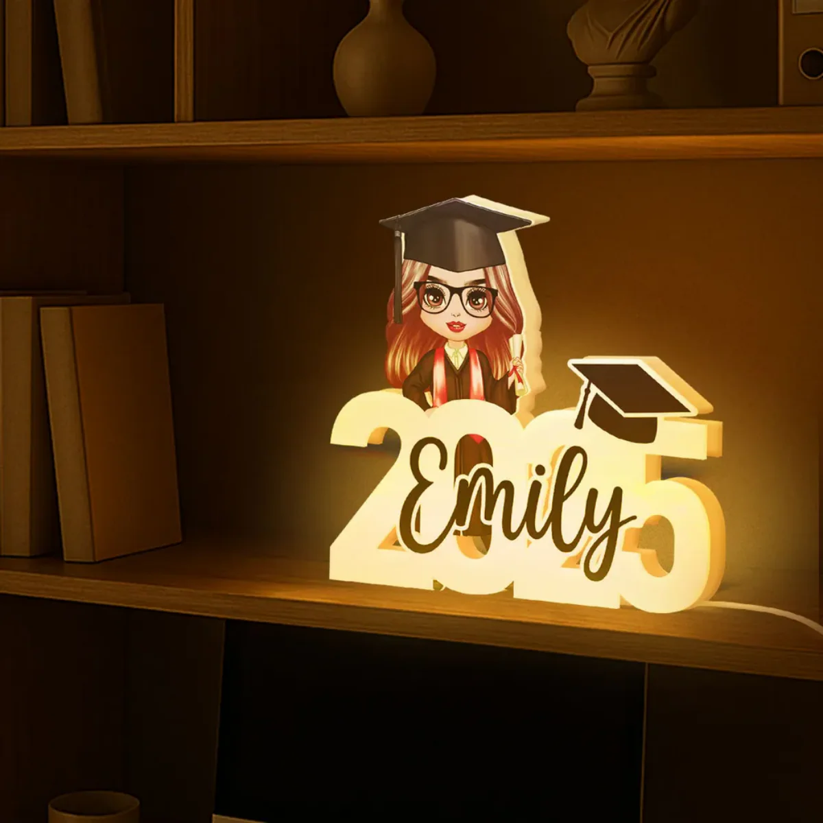 Custom 2025 Graduation Light Box - Personalized New Chapter Night Light Gift - Image 6