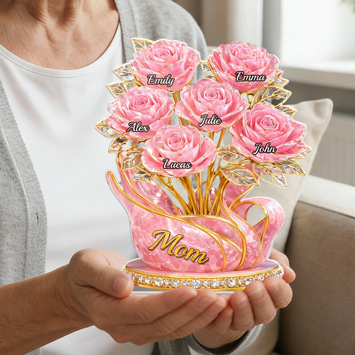 Custom Acrylic Plaque - Personalized Mother's Day Gifts For Mom, Grandma - Image 2