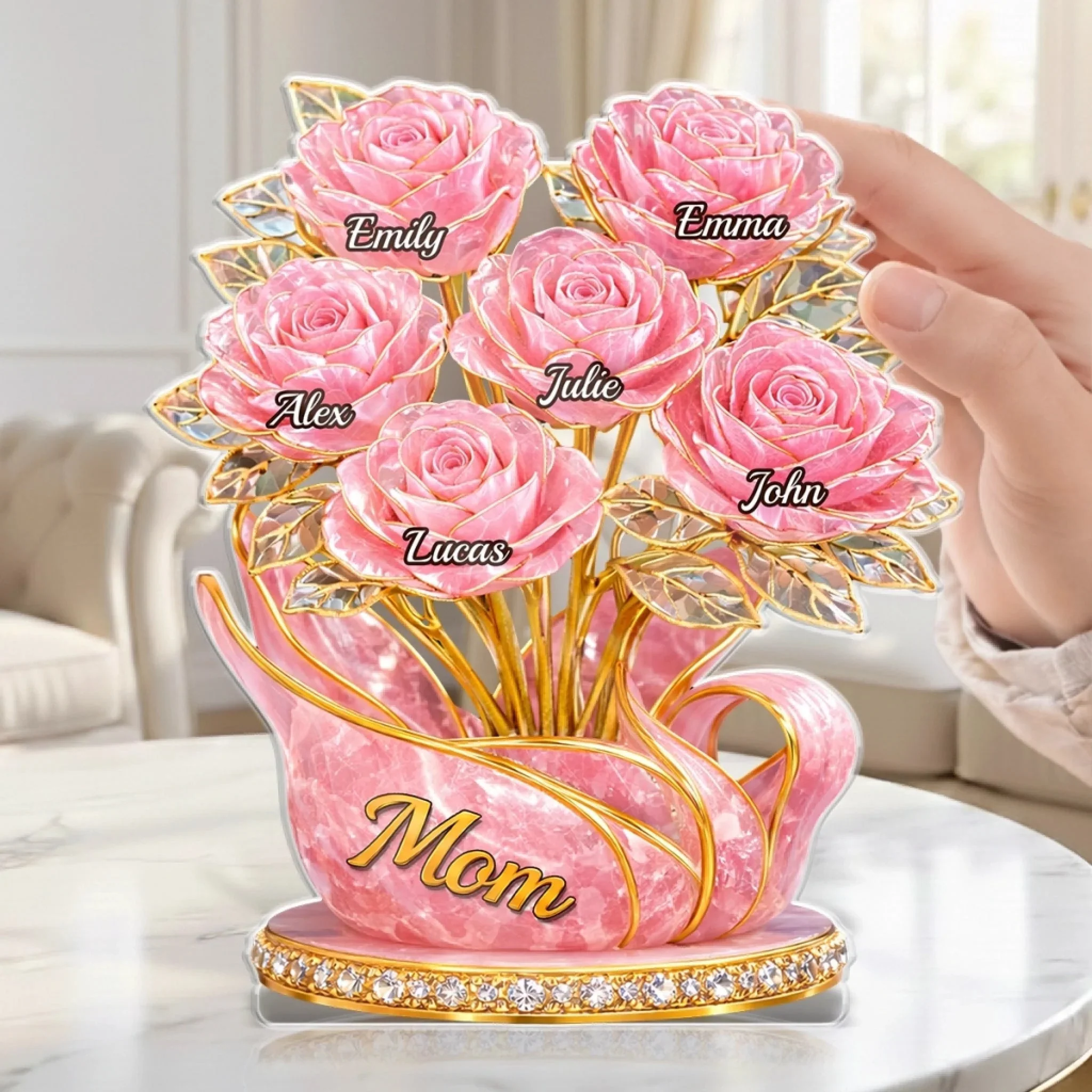 Custom Acrylic Plaque - Personalized Mother's Day Gifts For Mom, Grandma - Image 4