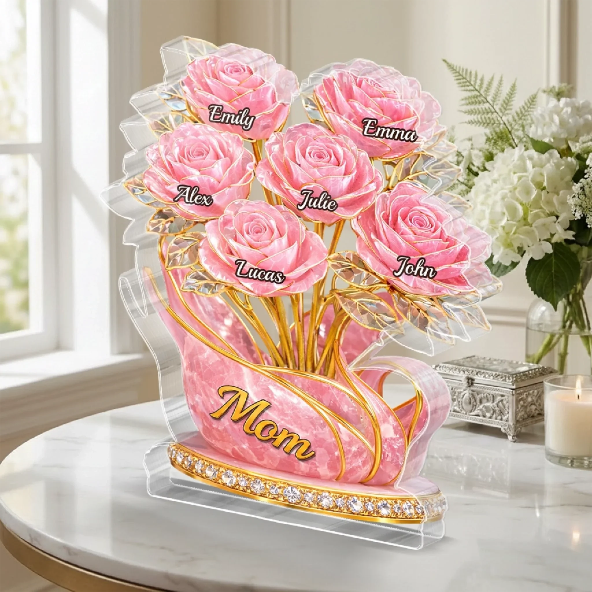 Custom Acrylic Plaque - Personalized Mother's Day Gifts For Mom, Grandma - Image 6