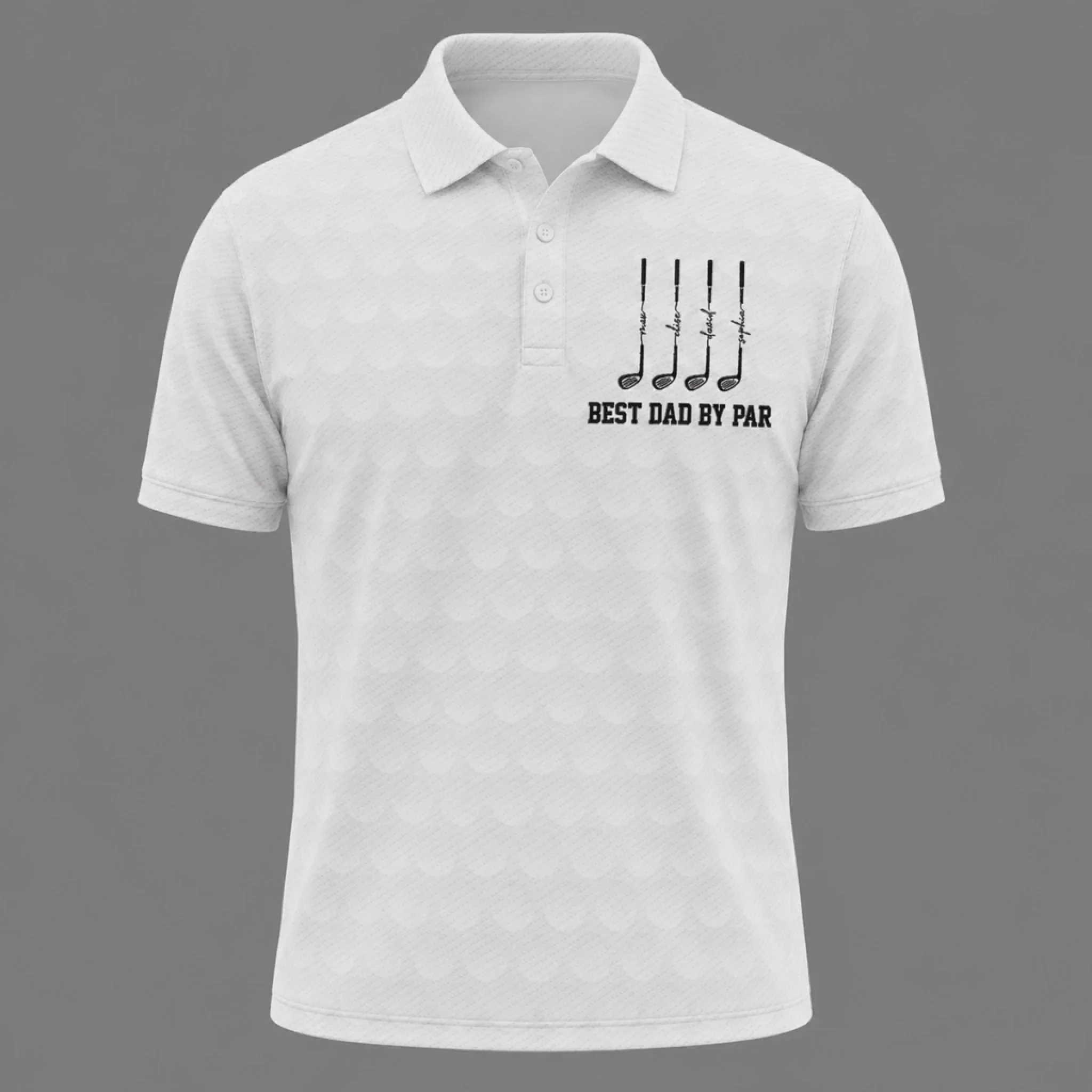 Custom All Over Print Polo Shirt - Personalized Father's Day Birthday Golf Gifts For Dad, Grandpa - Enjoy Every Shot - Image 8
