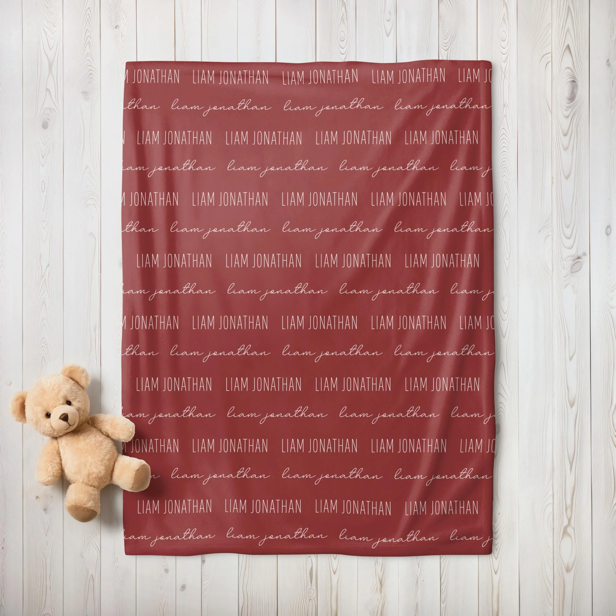 Custom Baby Blanket with Name, Personalized Name Blanket, Newborn Hospital Blanket, Custom Baby Gift, Baby Name Swaddle - Image 4