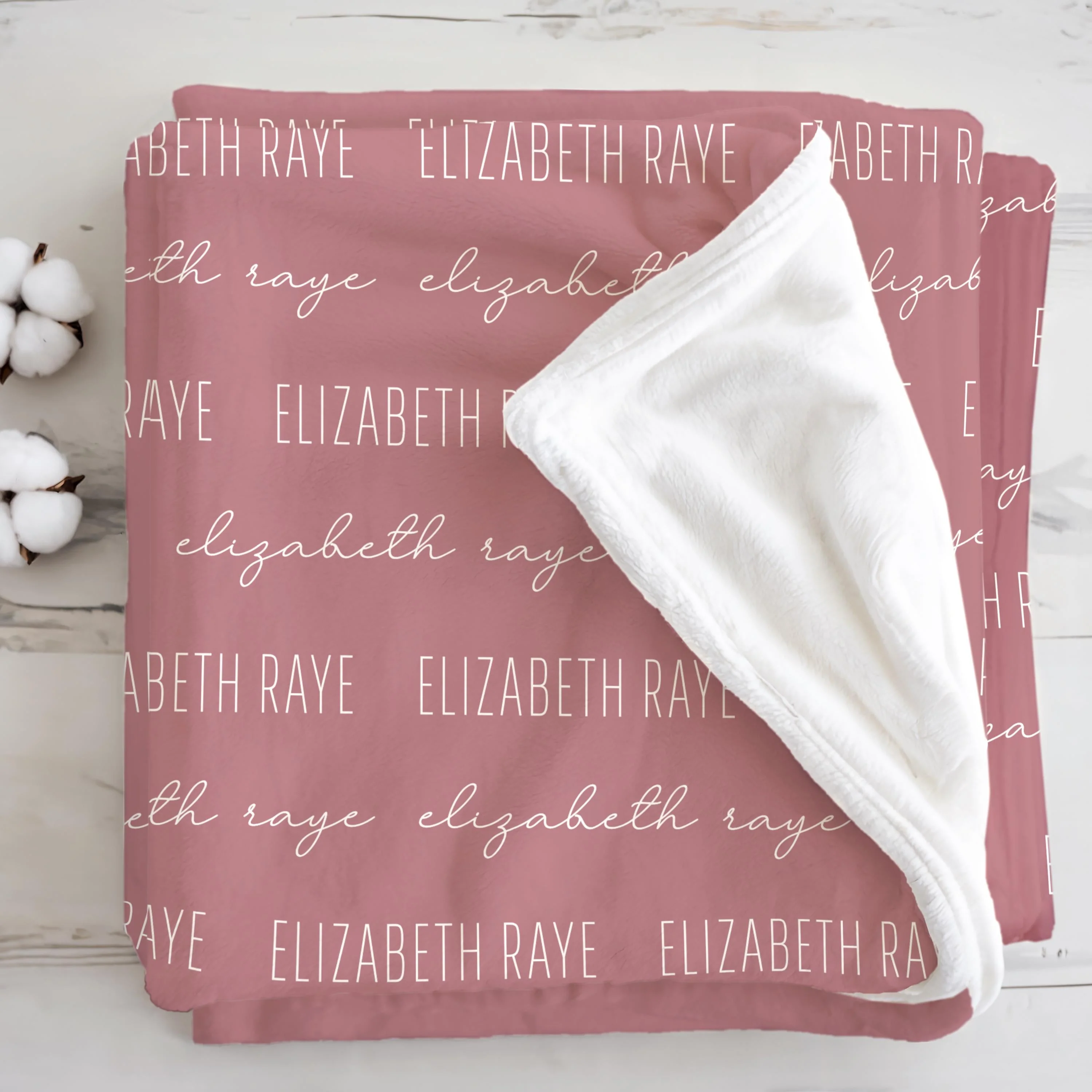 Custom Baby Blanket with Name, Personalized Name Blanket, Newborn Hospital Blanket, Custom Baby Gift, Baby Name Swaddle - Image 8