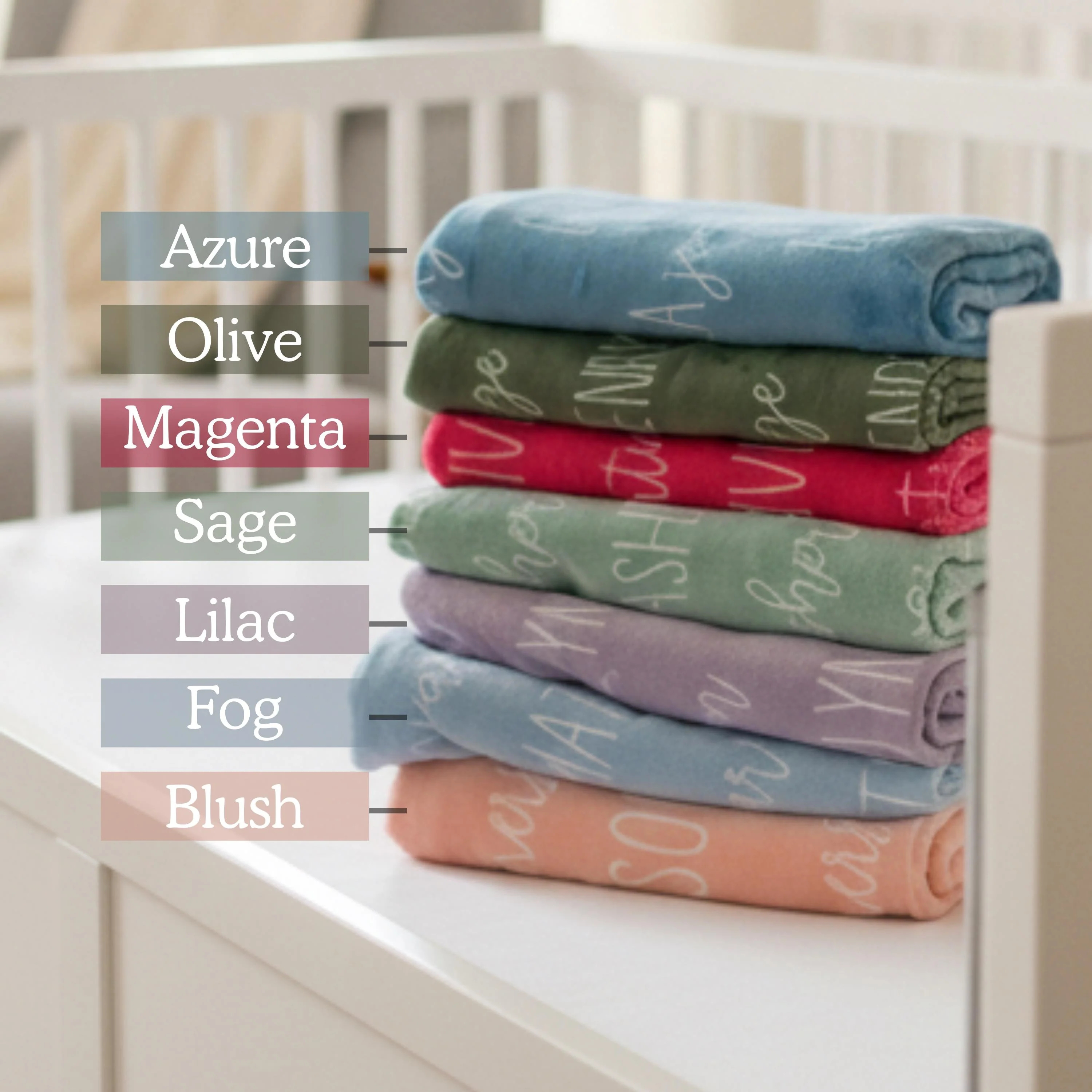 Custom Baby Blanket with Name, Personalized Name Blanket, Newborn Hospital Blanket, Custom Baby Gift, Baby Name Swaddle - Image 9