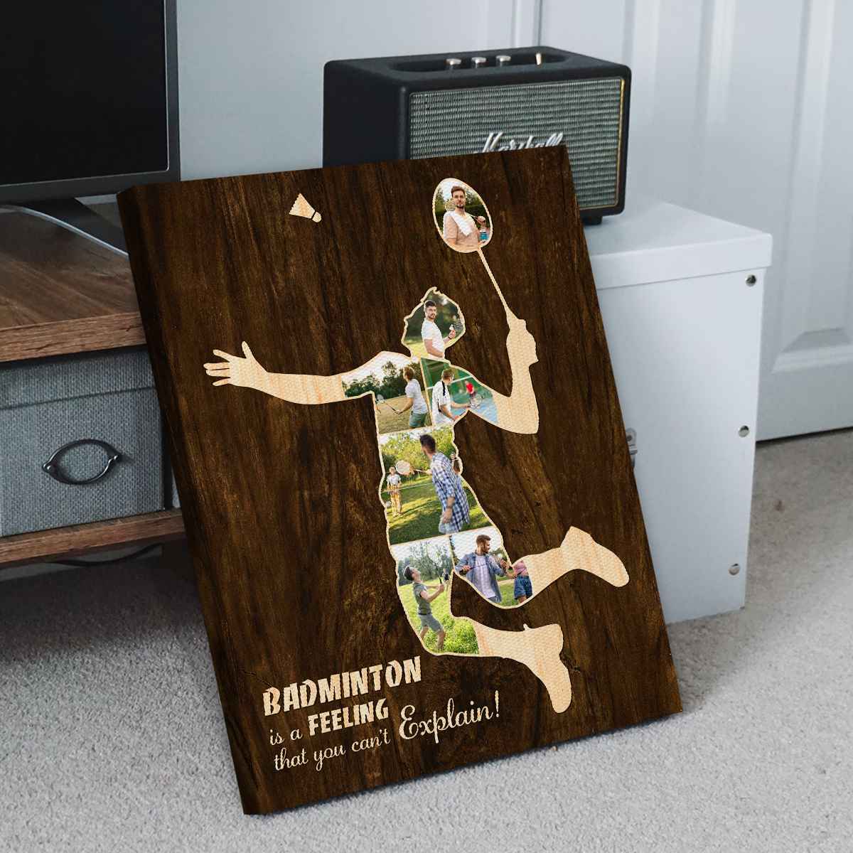 Custom Badminton Player Canvas, Badminton Gifts, Badminton Coach Gift, Personalized Badminton Player Gifts - Image 5