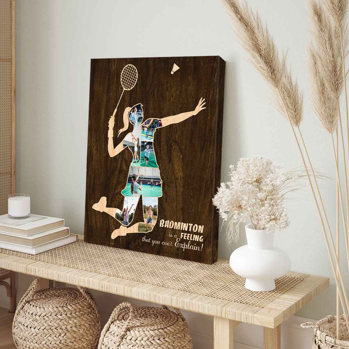 Custom Badminton Player Canvas, Badminton Gifts, Badminton Coach Gift, Personalized Badminton Player Gifts - Image 8