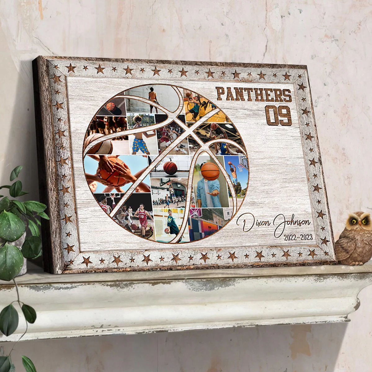 Custom Basketball Photo Collage Canvas, Team Photo Collage, Sports Gifts - Image 7