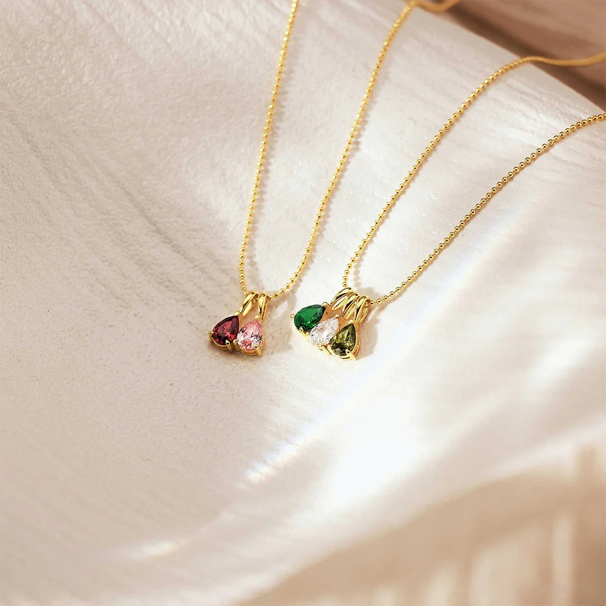 Custom Birthstone Necklace, Anniversary Family Gift for Mom, Bridal Gift for Grandma, Mothers Day Gift for Her - Image 4