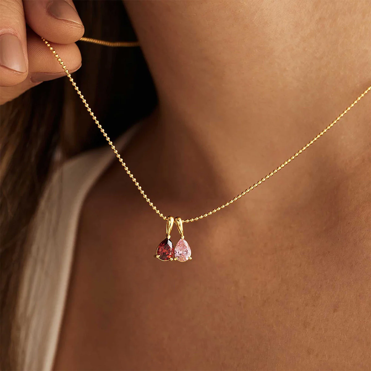 Custom Birthstone Necklace, Anniversary Family Gift for Mom, Bridal Gift for Grandma, Mothers Day Gift for Her - Image 5