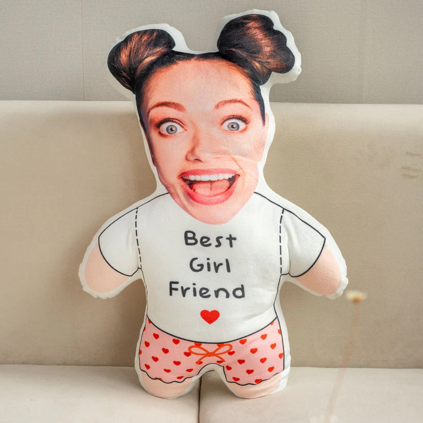 Custom Face Pillow Gift For Couple - Personalized Photo Custom Shaped Pillow - Image 4
