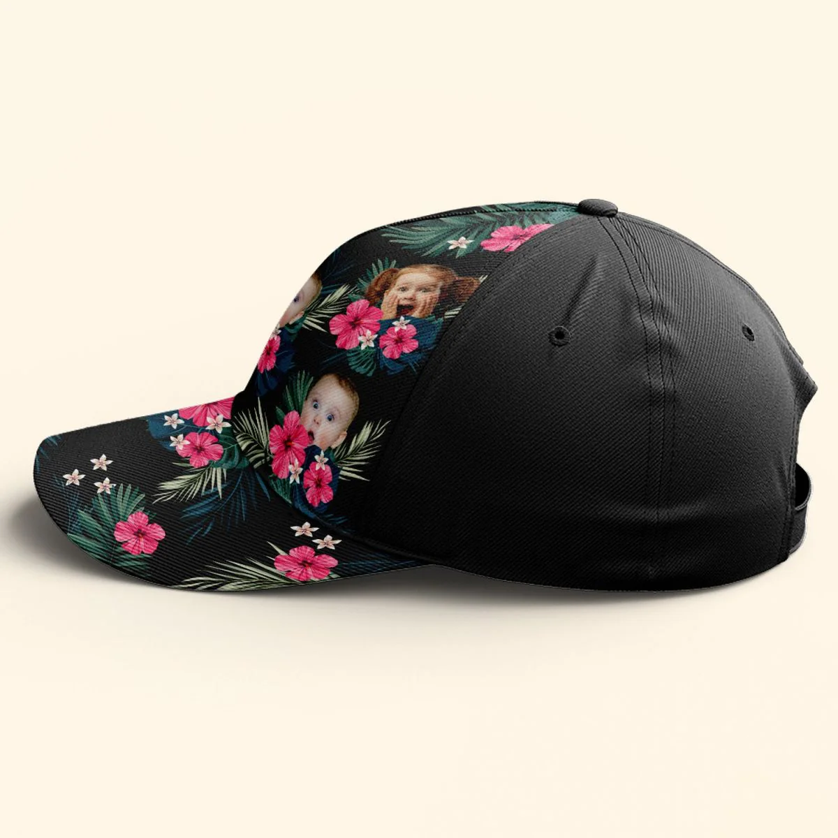 Custom Face Summer Tropical - Personalized Photo Classic Cap - Image 10