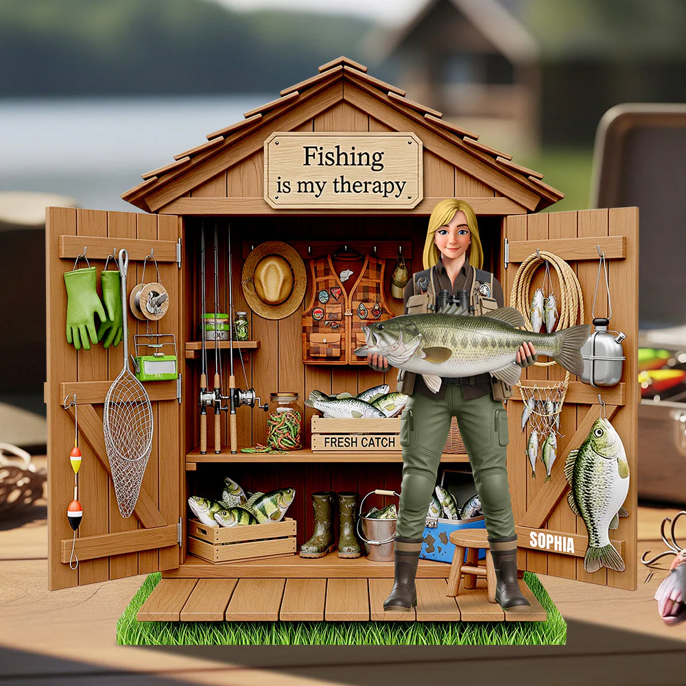 Custom Fishing Acrylic Plaque - Personalized Gifts for Fishing Lovers - Image 3