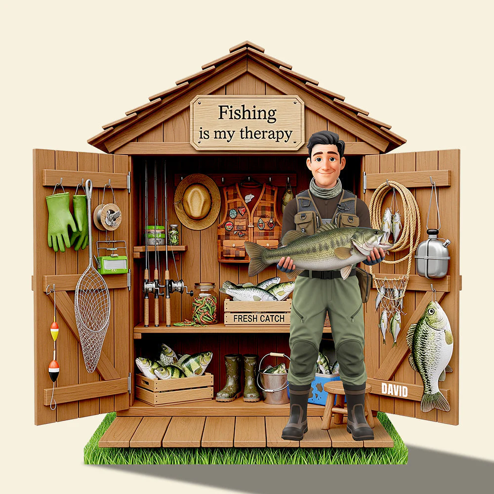 Custom Fishing Acrylic Plaque - Personalized Gifts for Fishing Lovers - Image 5