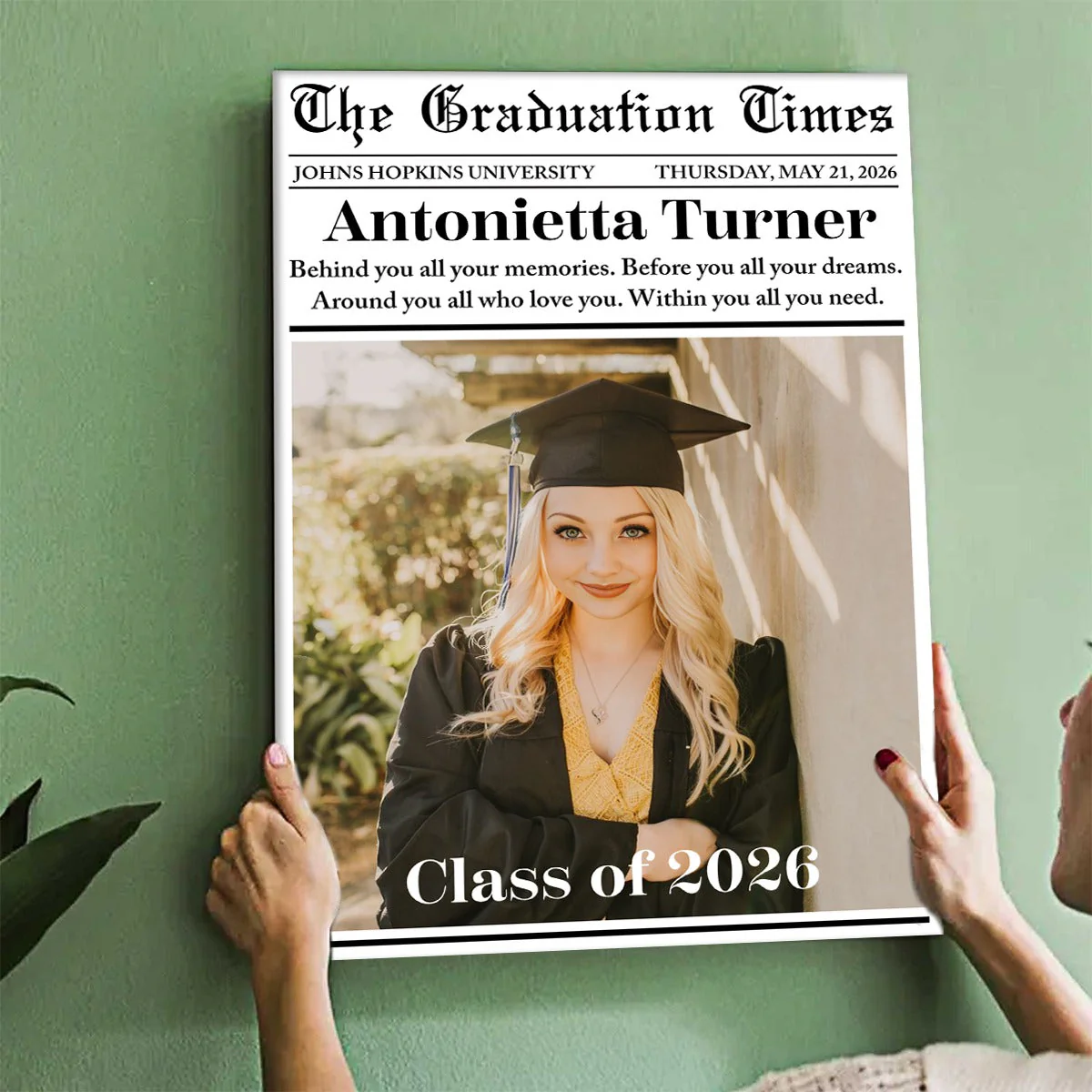 Custom Graduation Newspaper - Personalized Custom Poster - Image 3