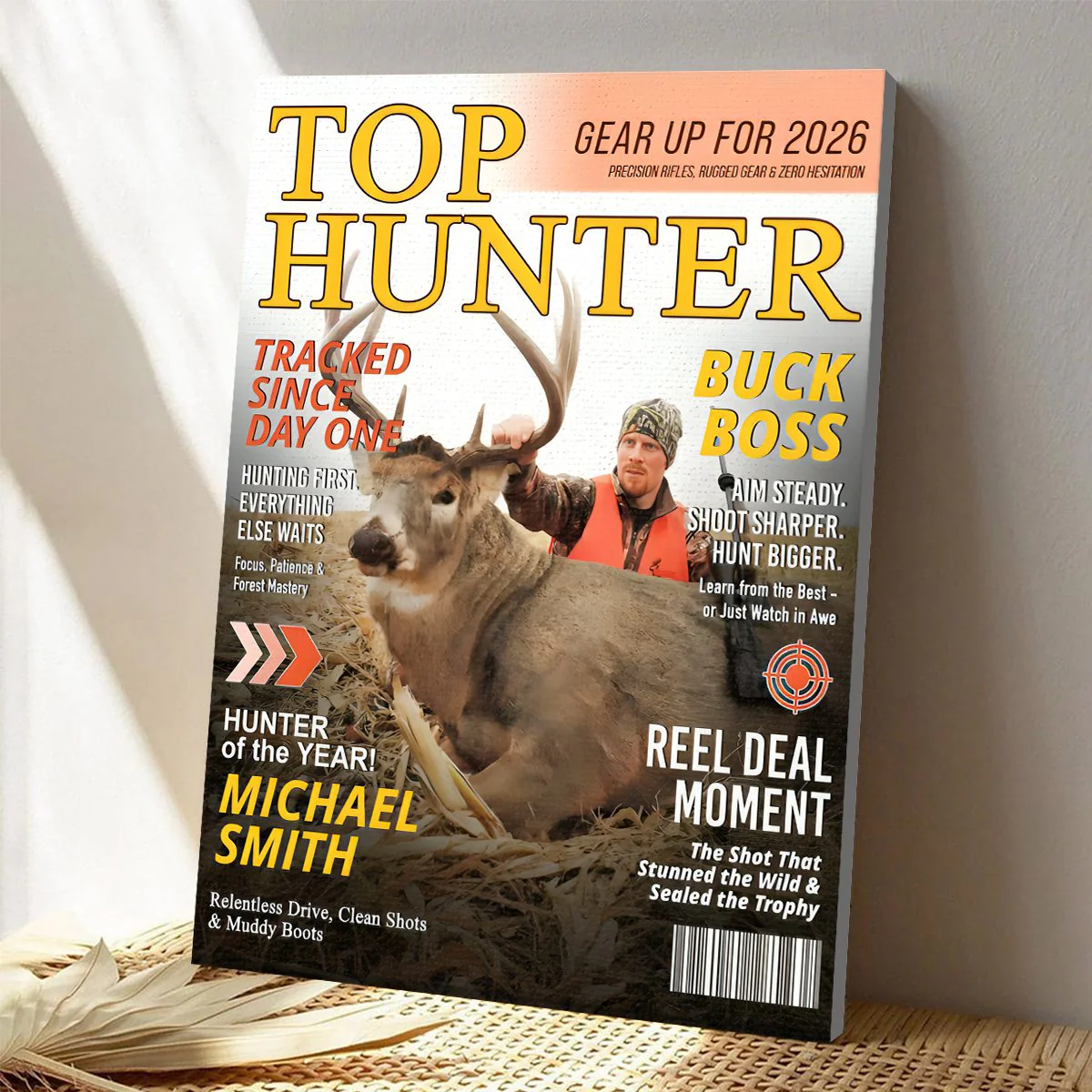 Custom Hunting Magazine Cover, Personalized Hunting Gifts for Men, Deer Hunting Gifts for Him, Hunting Dad Gift, Funny Hunter Gift for Outdoorsman - Image 4