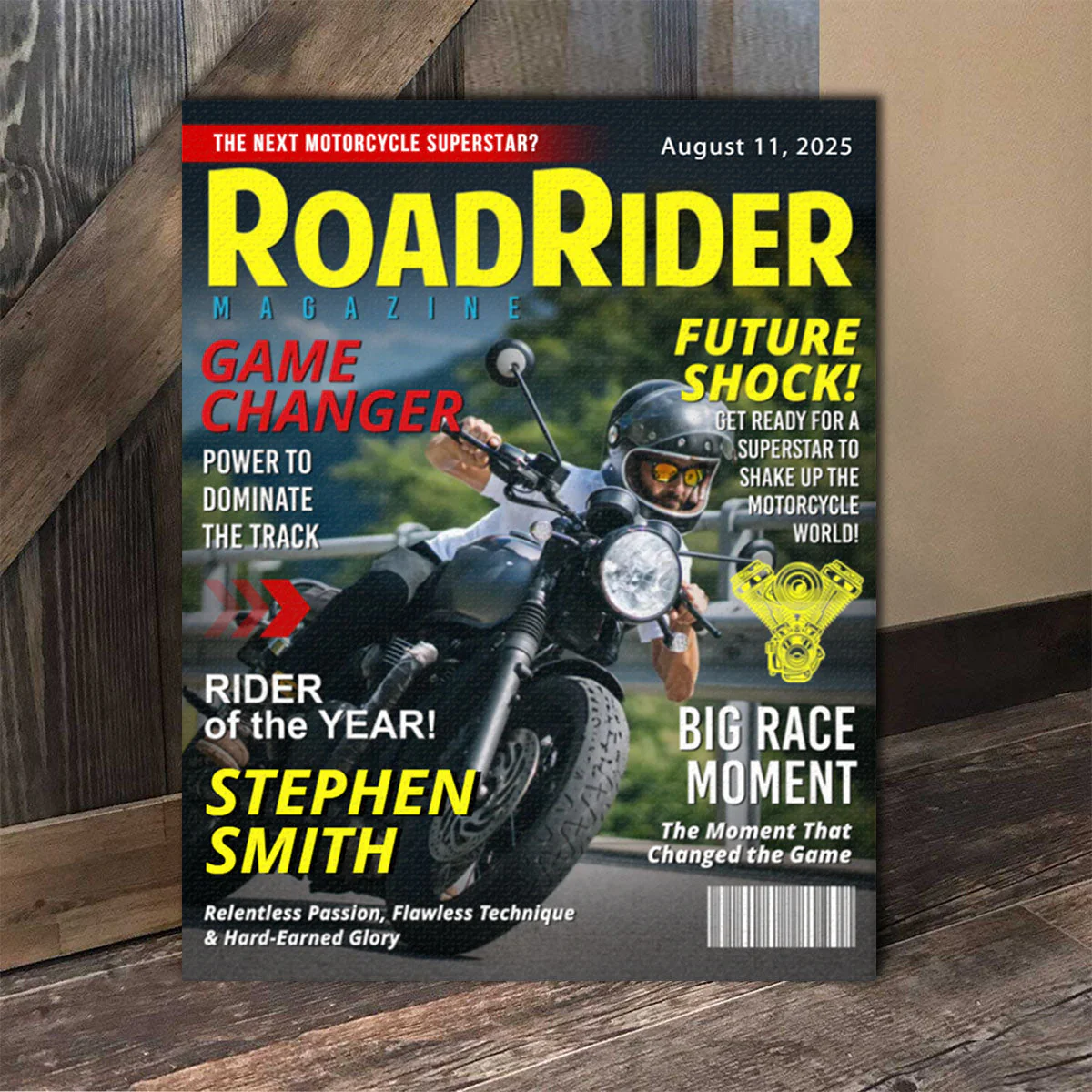 Custom Motorcycle Magazine Cover, Motorcycle Gifts, Motorcycle Magazines, Gift for Motorcycle Loved, Gift For Motorcycle Riders - Image 3