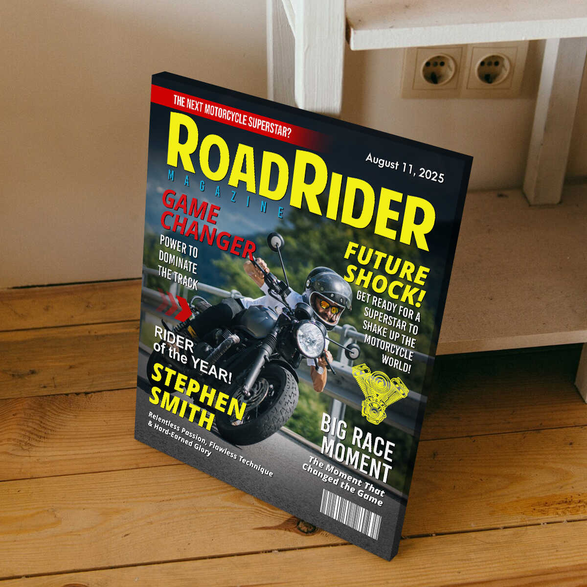 Custom Motorcycle Magazine Cover, Motorcycle Gifts, Motorcycle Magazines, Gift for Motorcycle Loved, Gift For Motorcycle Riders - Image 5