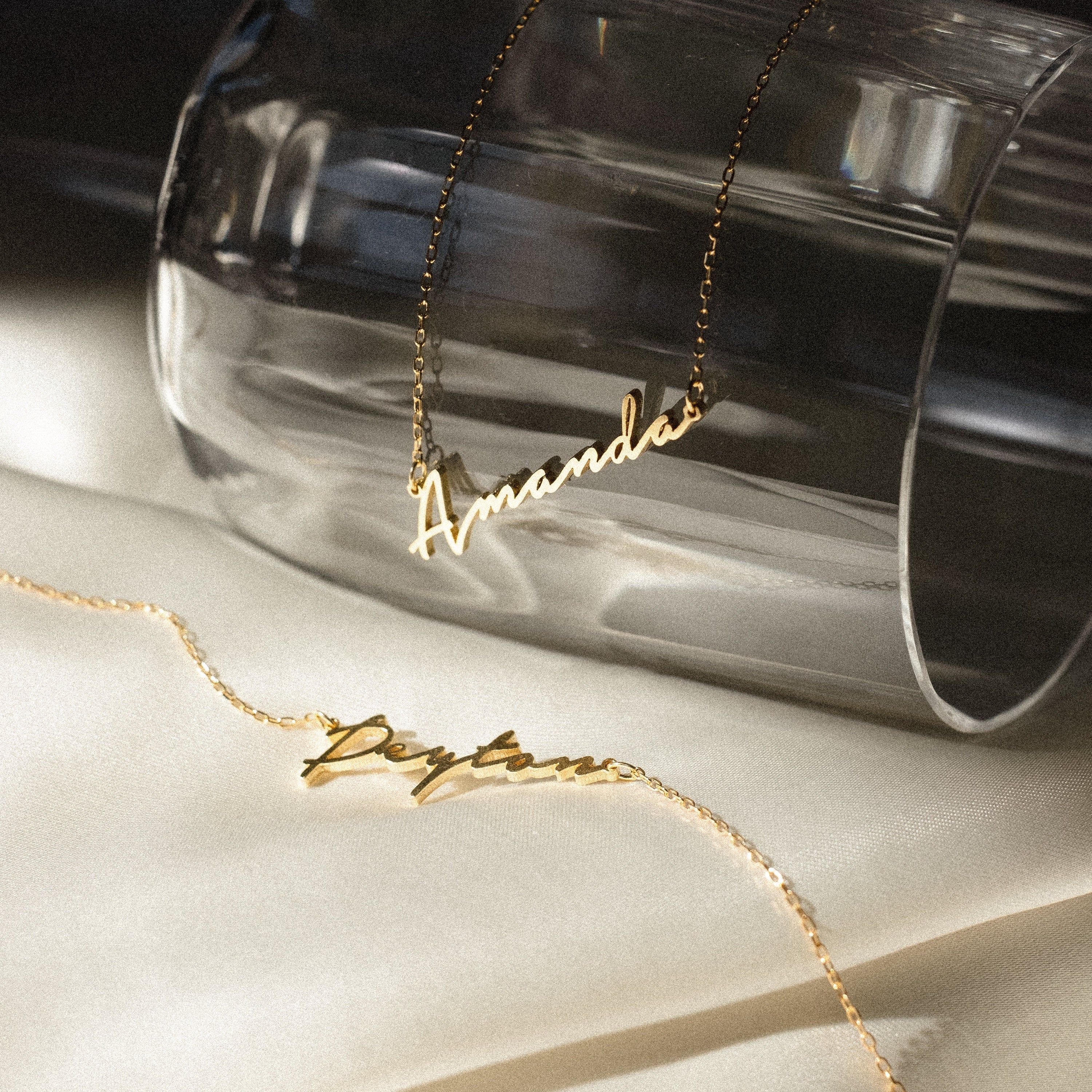 Custom Name Necklace • Minimalist Name Necklace - Image 2